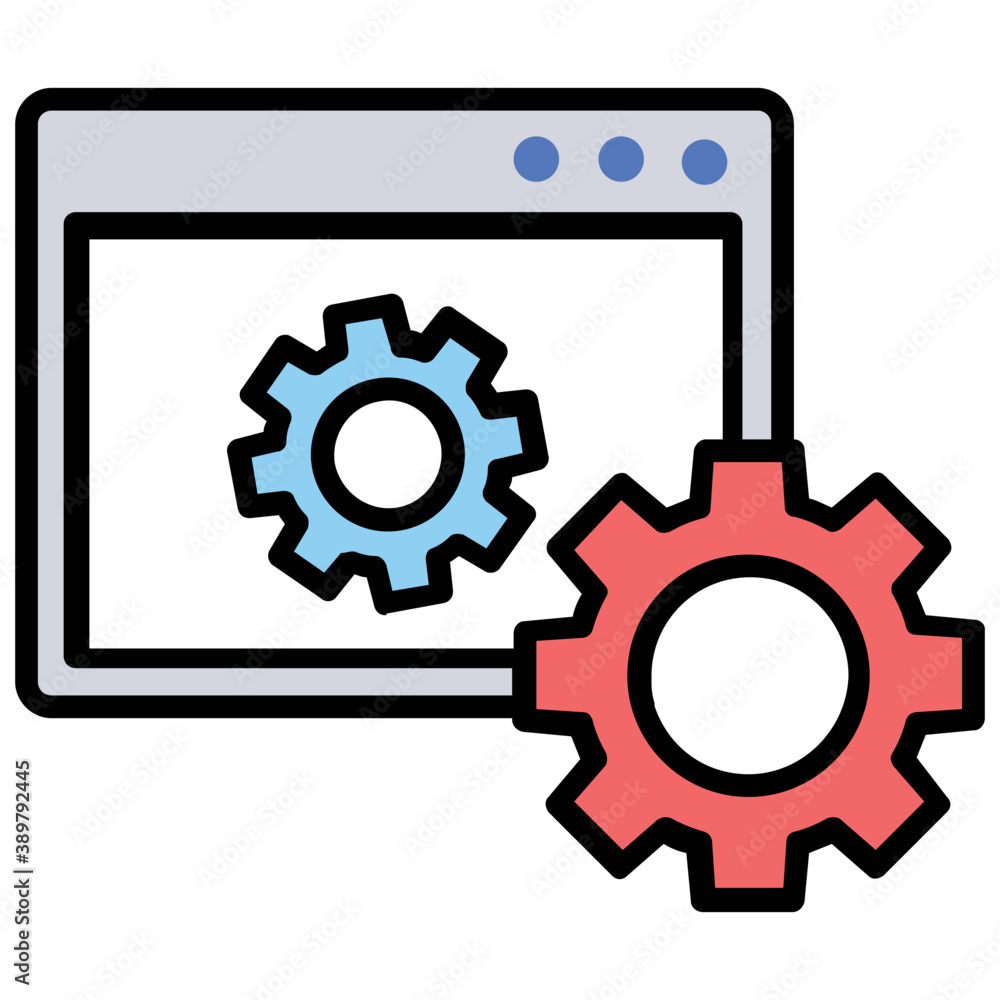 A screen with cogwheels, website optimization
A screen with cogwheels, website optimization