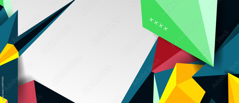 3d low poly abstract shape background vector illustration 3d low poly abstract shape background vector illustration