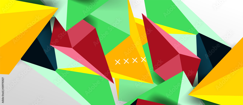 3d low poly abstract shape background vector illustration 3d low poly abstract shape background vector illustration