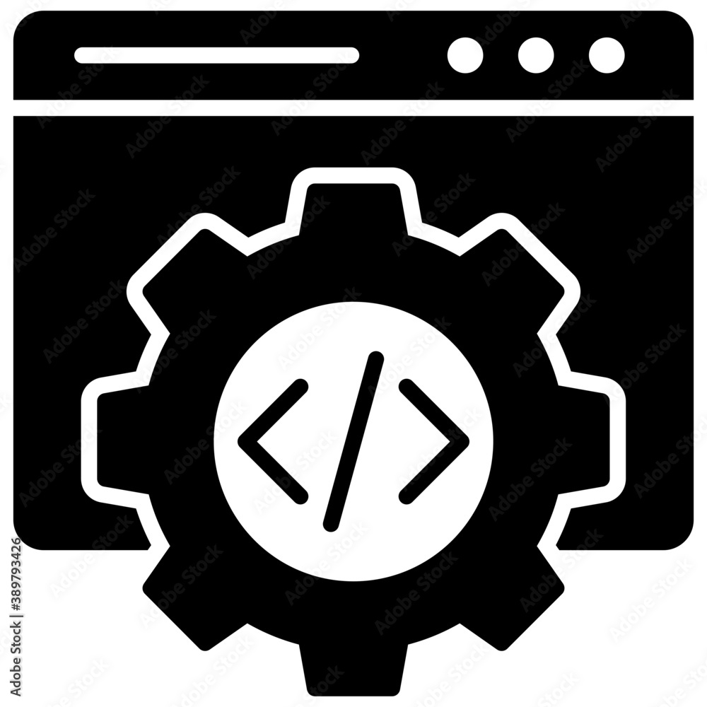 A html source code on laptop screen presenting web development concept
A html source code on laptop screen presenting web development concept