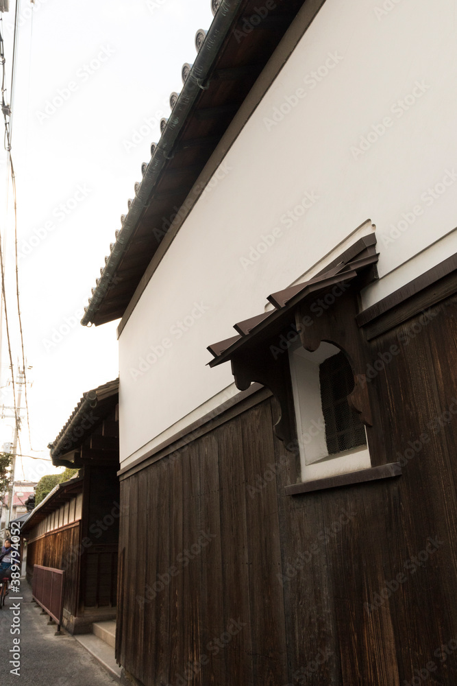 日本家屋と路地