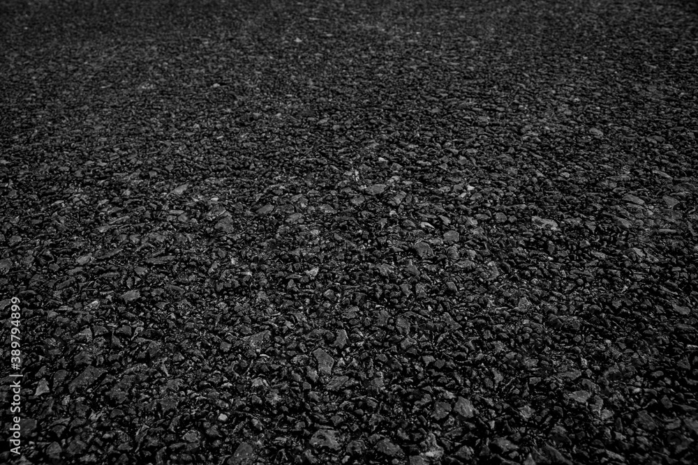 Fototapeta premium Black asphalt road texture background.