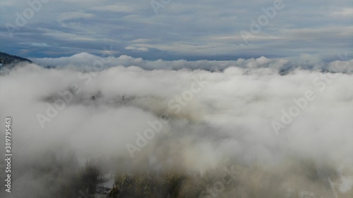 Fototapeta Naklejka Na Ścianę i Meble -  Sky with low clouds shot from above