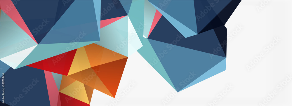 3d mosaic abstract backgrounds, low poly shape geometric design 3d mosaic abstract backgrounds, low poly shape geometric design