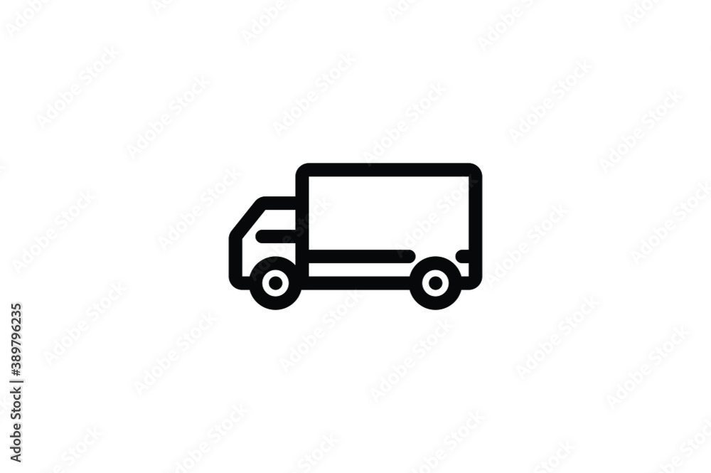 Transportation Outline Icon - Truck