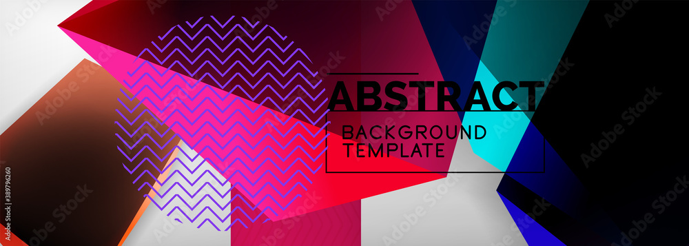 Low poly 3d geometric shapes, minimal abstract background. Vector illustrations for covers, banners, flyers and posters and other Low poly 3d geometric shapes, minimal abstract background. Vector illustrations for covers, banners, flyers and posters and other