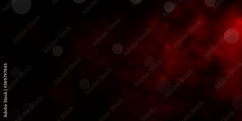Dark Red vector layout with circle shapes. Dark Red vector layout with circle shapes.