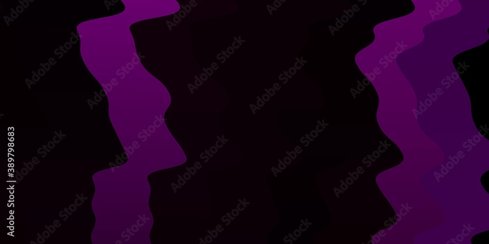 Dark Pink vector template with curves.