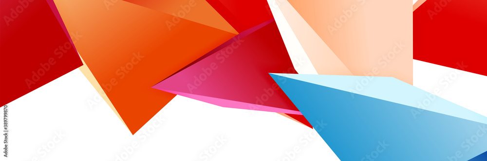 Triangle mosaic abstract background, 3d triangular low poly shapes. Geometric vector illustration for covers, banners, flyers and posters and other Triangle mosaic abstract background, 3d triangular low poly shapes. Geometric vector illustration for covers, banners, flyers and posters and other