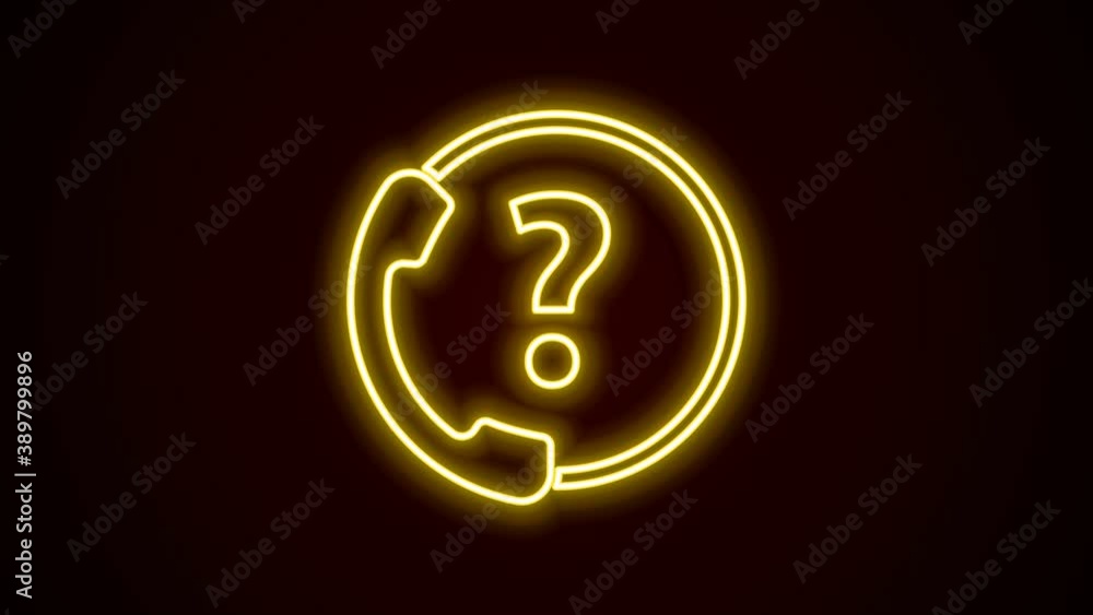 Glowing neon line Telephone 24 hours support icon isolated on black background. All-day customer support call-center. Full time call services. 4K Video motion graphic animation Glowing neon line Telephone 24 hours support icon isolated on black background. All-day customer support call-center. Full time call services. 4K Video motion graphic animation
