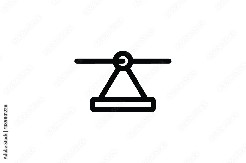 Transportation Outline Icon - Cable Board Transportation Outline Icon - Cable Board