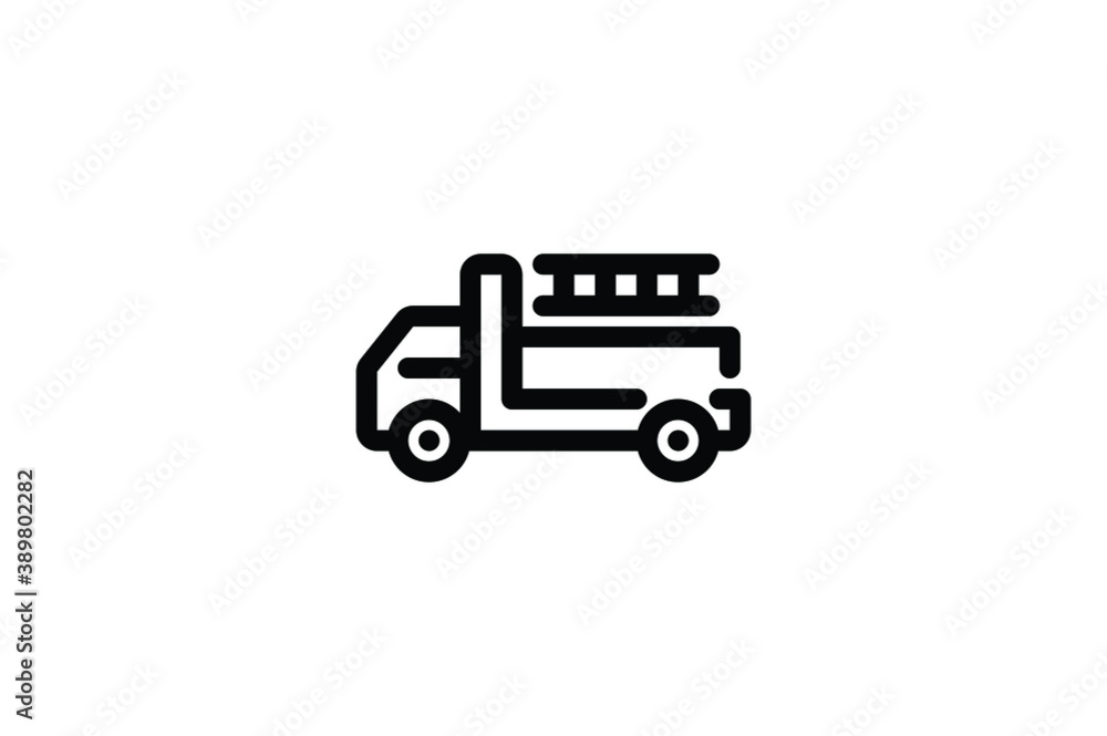 Transportation Outline Icon - Truck