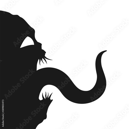 Creative design of dark monster