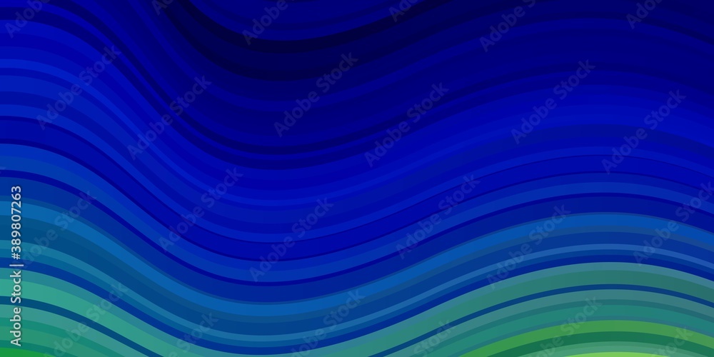 Light Blue, Green vector template with curves. Light Blue, Green vector template with curves.