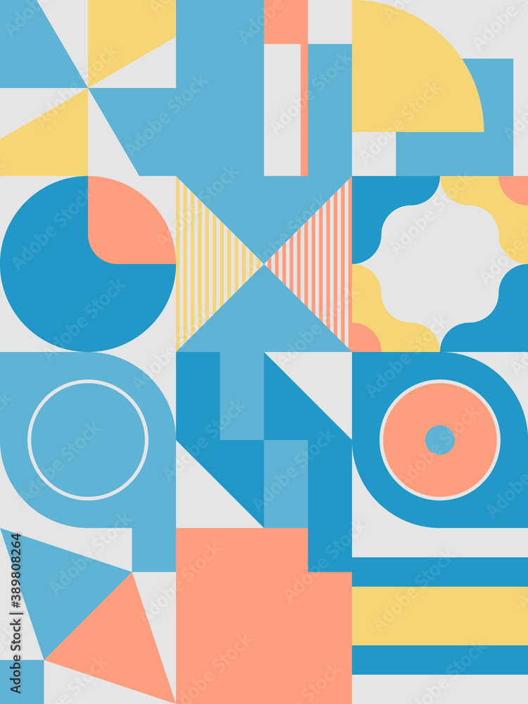 Obraz premium Scandinavian Artwork Vector Pattern Design