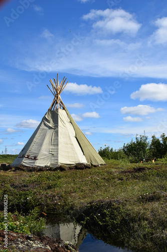 housing of indigenous Northern peoples-chum 4 © novikovnn