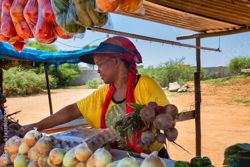 african street vendor