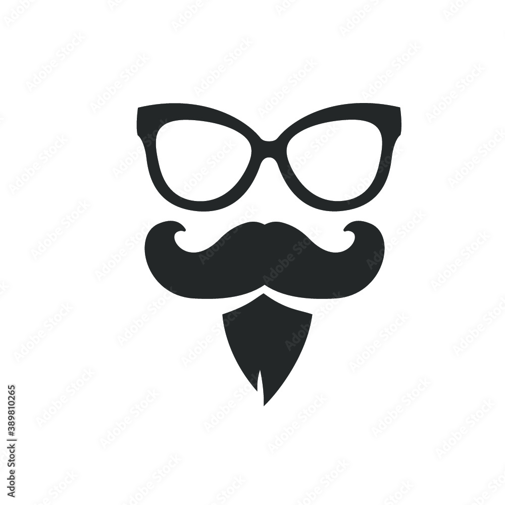 Mustache beard and glasses icon. Сartoon flat style, isolated vector illustration. Design for stickers, logo, web and mobile app.
Mustache beard and glasses icon. Сartoon flat style, isolated vector illustration. Design for stickers, logo, web and mobile app.