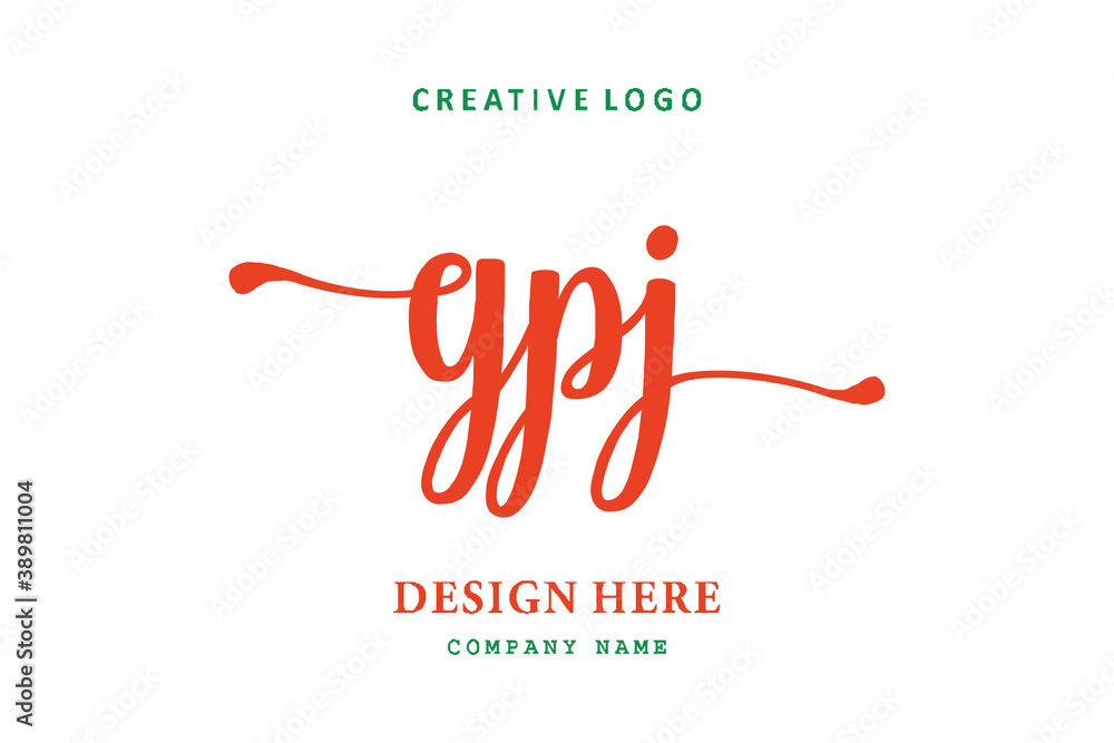 GPJ lettering logo is simple, easy to understand and authoritative GPJ lettering logo is simple, easy to understand and authoritative