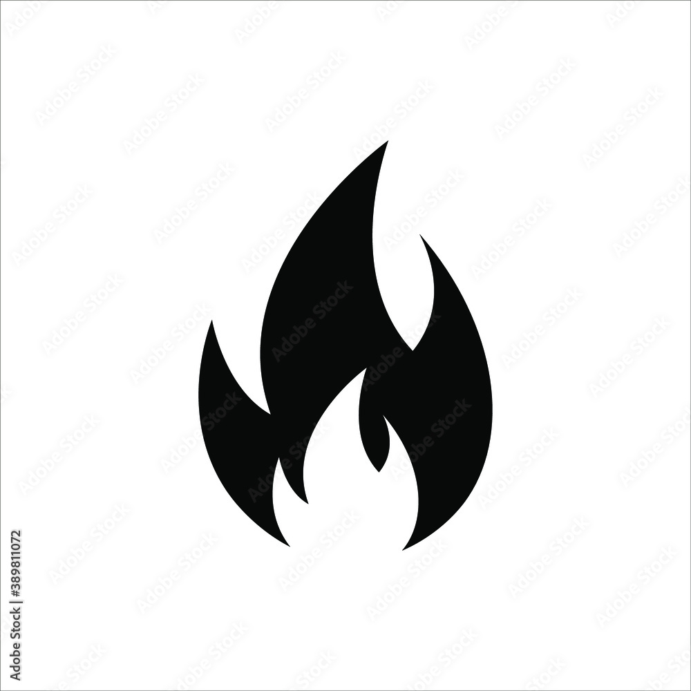 Fire flame icon vector illustration design template Fire flame icon vector illustration design template