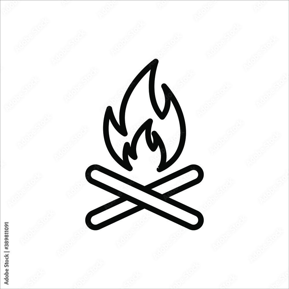 Fire flame icon vector illustration design template Fire flame icon vector illustration design template