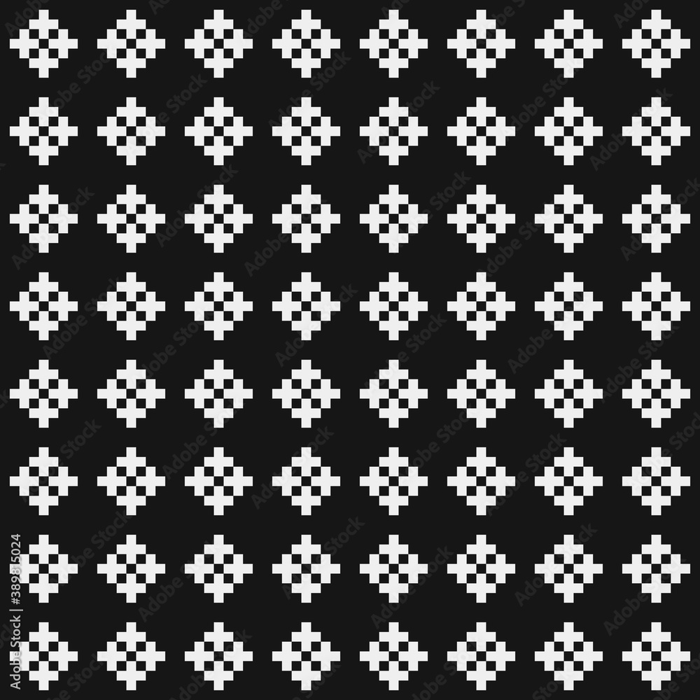 Abstract Cross Pattern Dots Logo generative computational art illustration