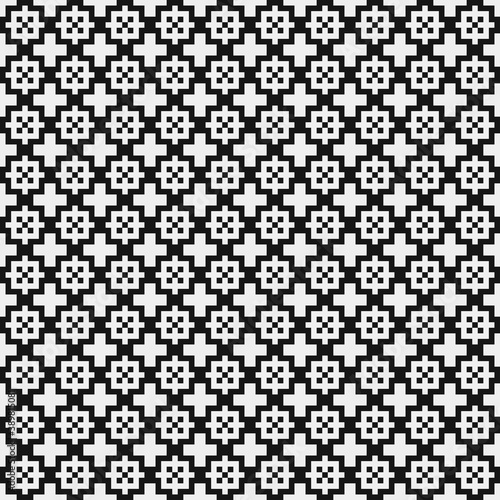 Abstract Cross Pattern Dots Logo generative computational art illustration