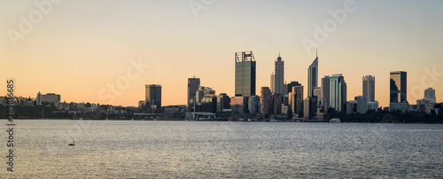 Perth Skyline Sunset