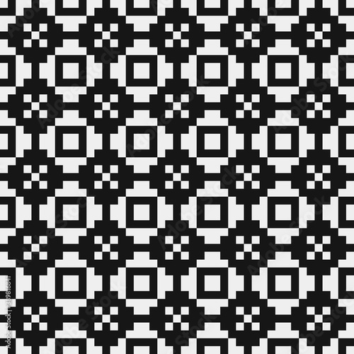 Abstract Cross Pattern Dots Logo generative computational art illustration