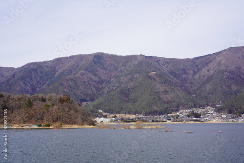 河口湖界隈の風景