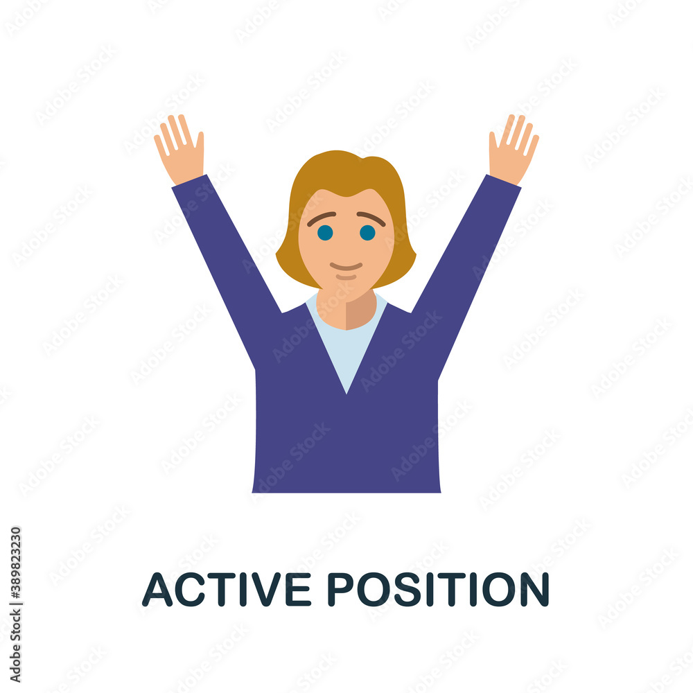 Active Position icon. Simple element from critical thinking collection. Creative Active Position icon for web design, templates, infographics and more Active Position icon. Simple element from critical thinking collection. Creative Active Position icon for web design, templates, infographics and more