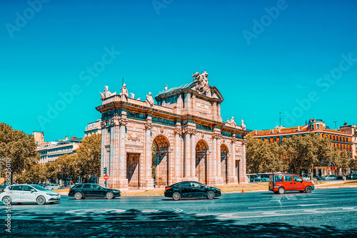 Gate of Alcala (Puerta de Alcala) Neo-classical monument in the