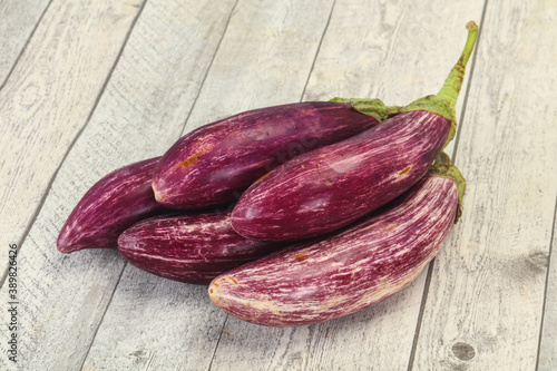 Vibrant tasty ripe Graffiti eggplant