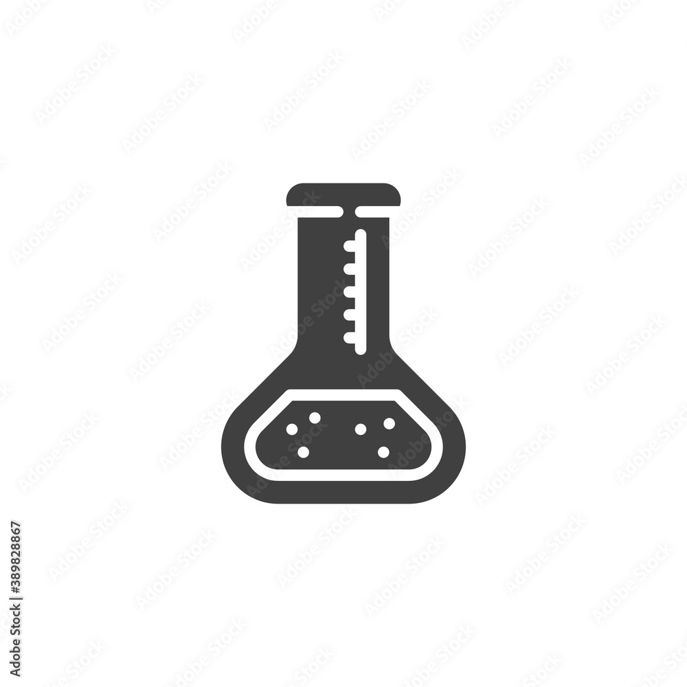 Medical test tube vector icon. filled flat sign for mobile concept and web design. Laboratory glass, chemical flask glyph icon. Symbol, logo illustration. Vector graphics Medical test tube vector icon. filled flat sign for mobile concept and web design. Laboratory glass, chemical flask glyph icon. Symbol, logo illustration. Vector graphics