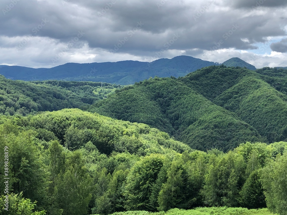 landscape with mountains