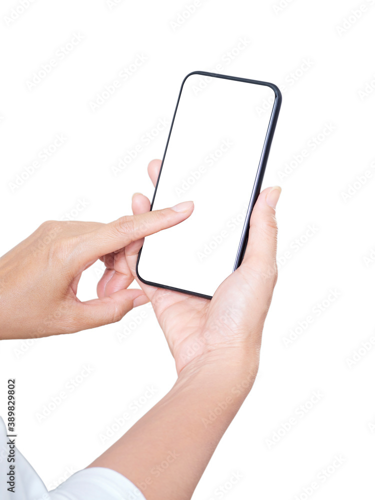 Close up of woman using smartphone Close up of woman using smartphone