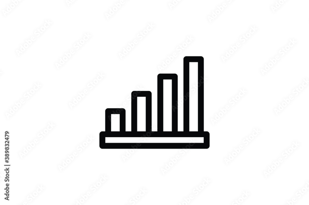 Infographic Outline Icon - Bar Chart Infographic Outline Icon - Bar Chart