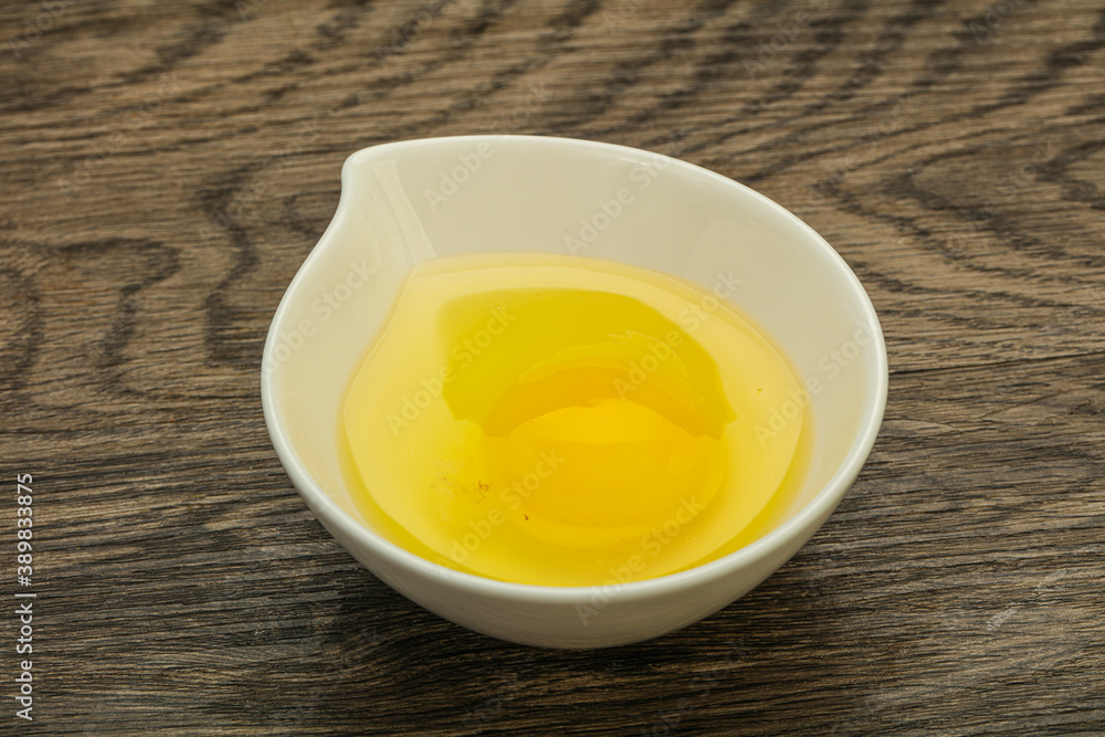 Raw Chicken egg in the bowl Raw Chicken egg in the bowl