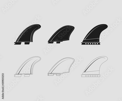 Surfing Dry Bag,Boardshorts,Rash Guard,Boots,Earplugs,Fins,Leash,Poncho,Watch,WaxTraction Pad, Surfboard Bag,Surfboard,Waterproof Camera,Wetsuit,Gloves,Hoods Vector Design Illustration Icon Symbol
