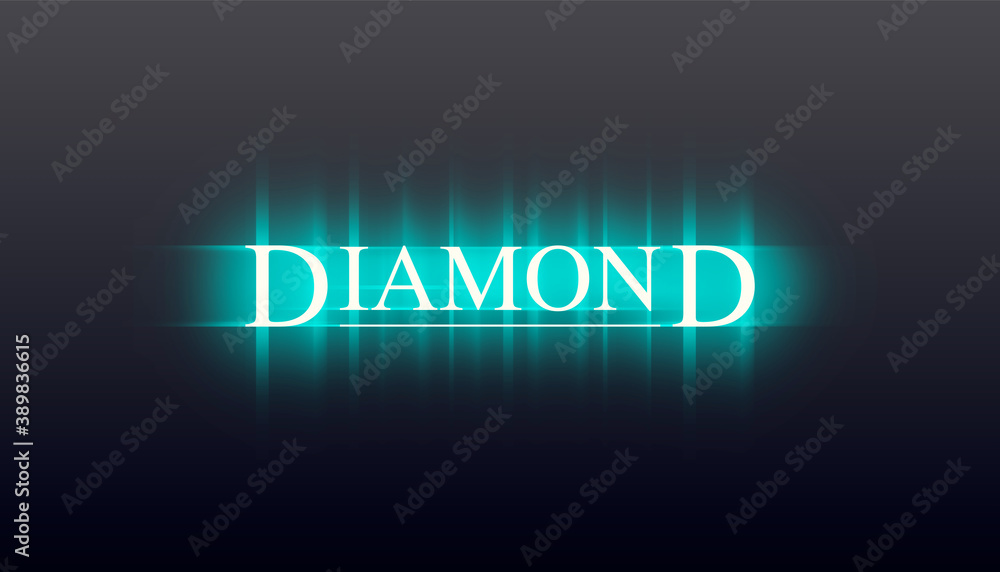 Diamond con sfondo colorato