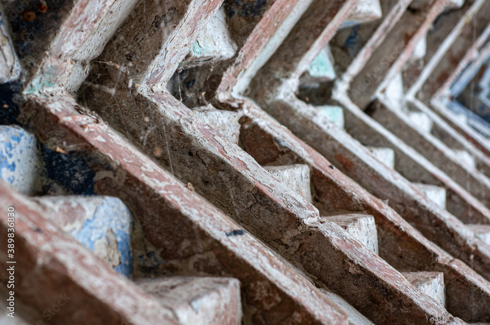 abstract bricks background with selective focus abstract bricks background with selective focus