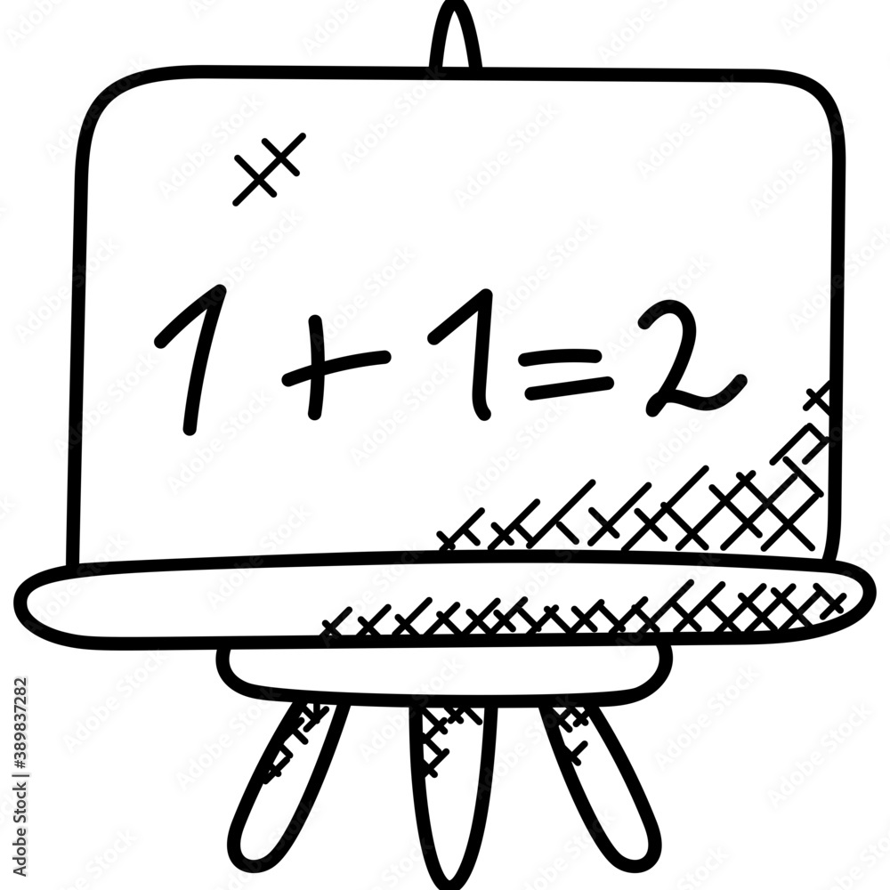 Equation on whiteboard, math sum or calculation
Equation on whiteboard, math sum or calculation