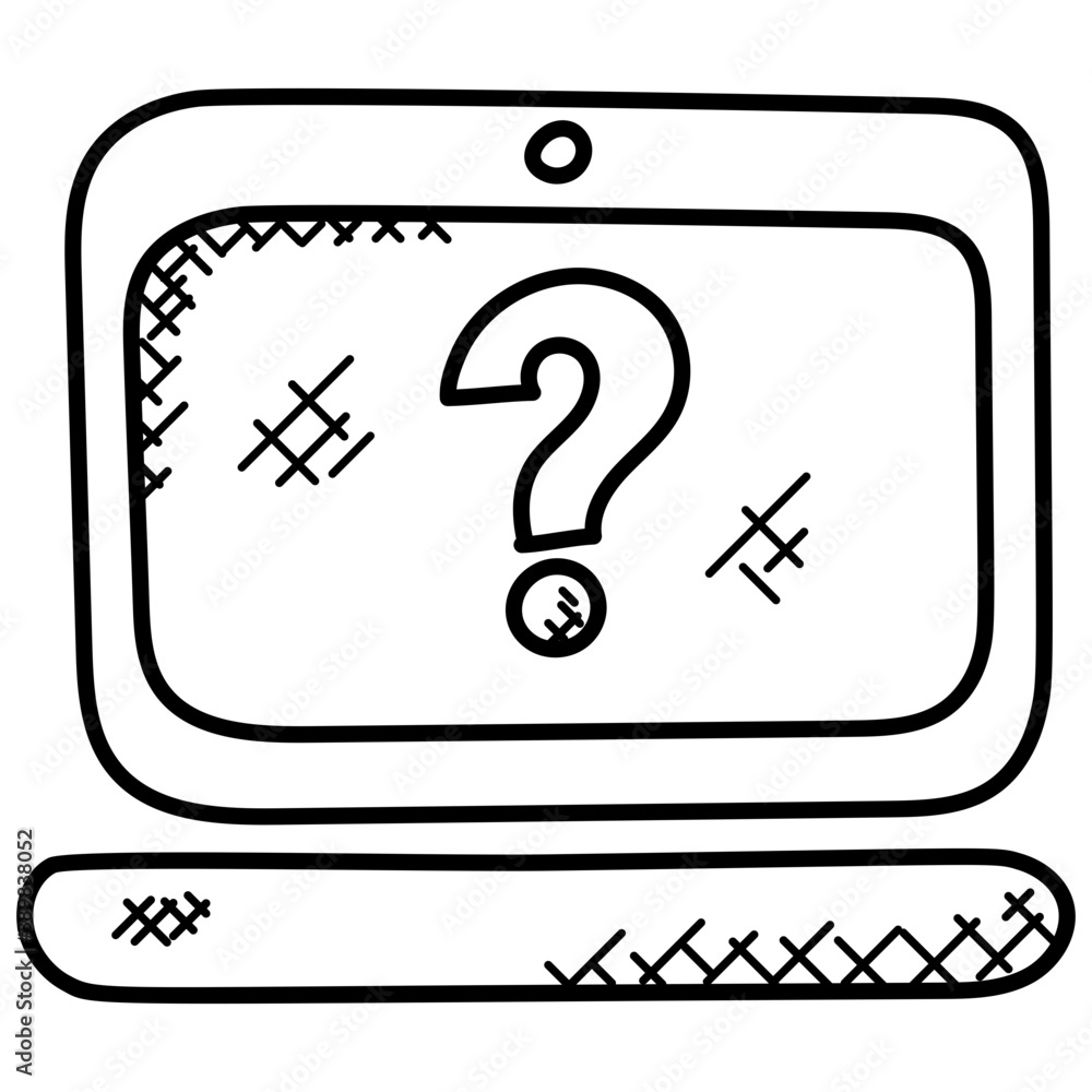 A question mark on Laptop concept of Science questions
A question mark on Laptop concept of Science questions