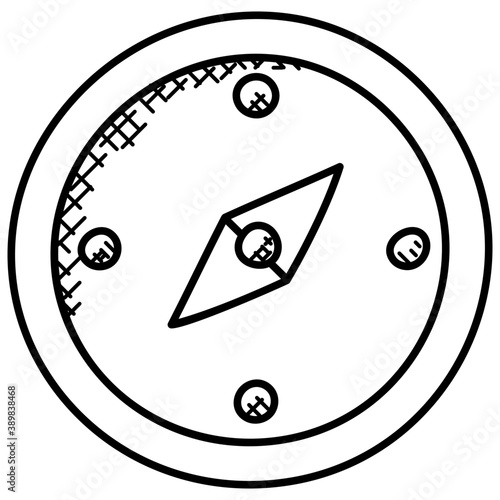 
A direction teller concept of compass
