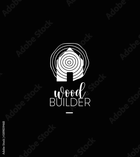 Charte graphique, identité visuelle, logo, publicité, carte de visite, constructeur de maisons ossature bois, charpentier, menuisier, rénovation, extension, aménagement extérieur bois