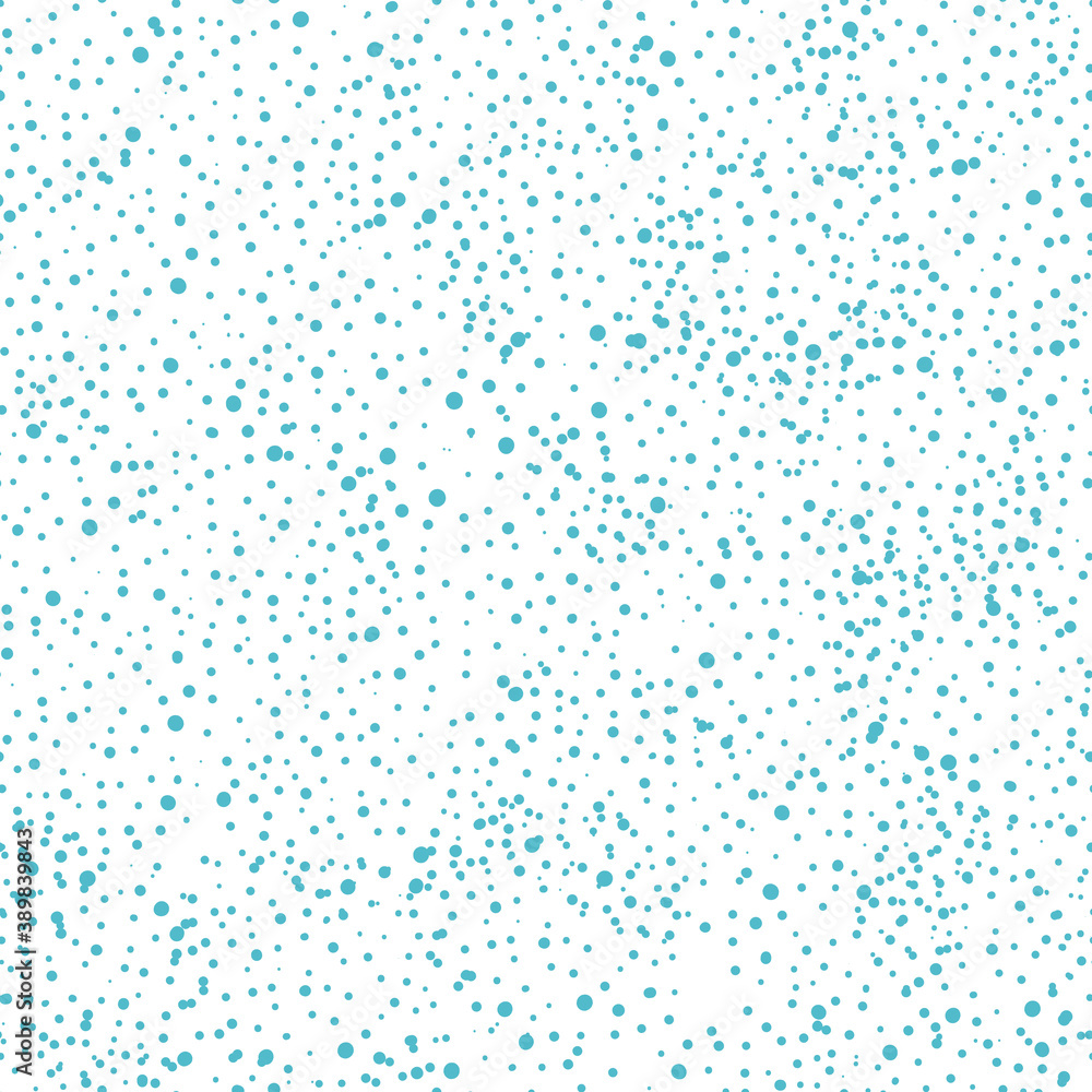 Vector seamless pattern in the form of a small dot on a white background. Small snowflakes, snow, and stars. The pattern for fabrics, holidays, Christmas, decoration, wrapping paper, postcards