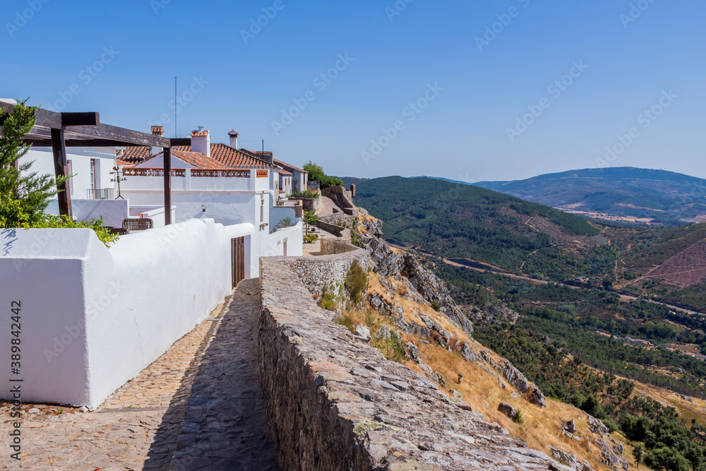 houses at the medieval village of Marvao