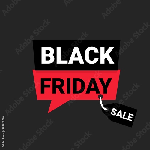 Black Friday sale promotion marketing banner / poster. Vector to increase your sales.