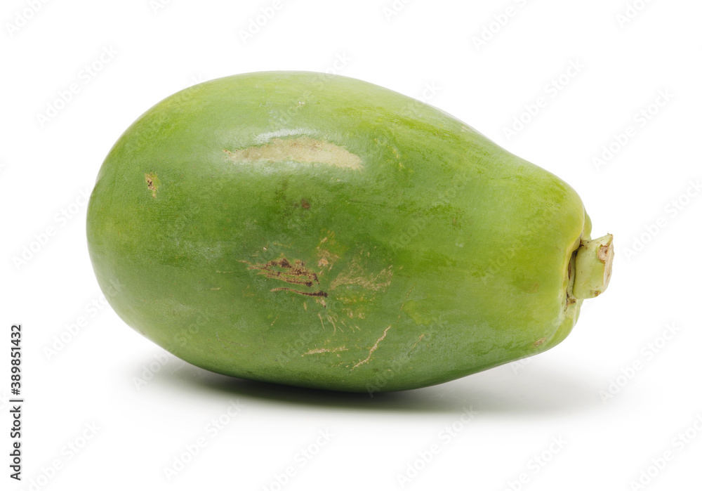 Papaya fruit isolated on a white background Papaya fruit isolated on a white background