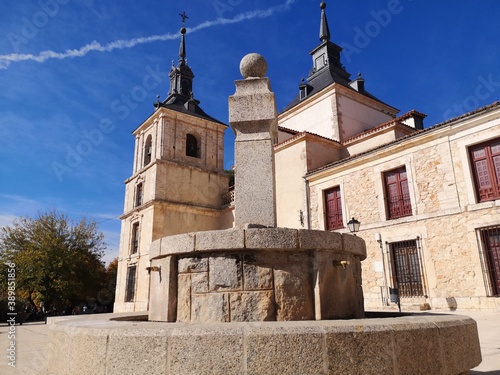 Fuente en Plaza del Secreto,Nuevo Baztan,Comunidad de Madrid